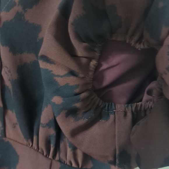 Nordstrom Puff Sleeve Midi Dress - Picture 7 of 8